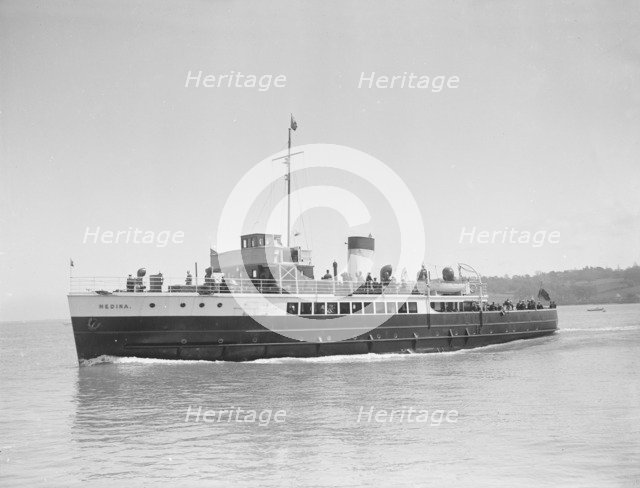 The motor vessel 'Medina' under way, 1932. Creator: Kirk & Sons of Cowes.