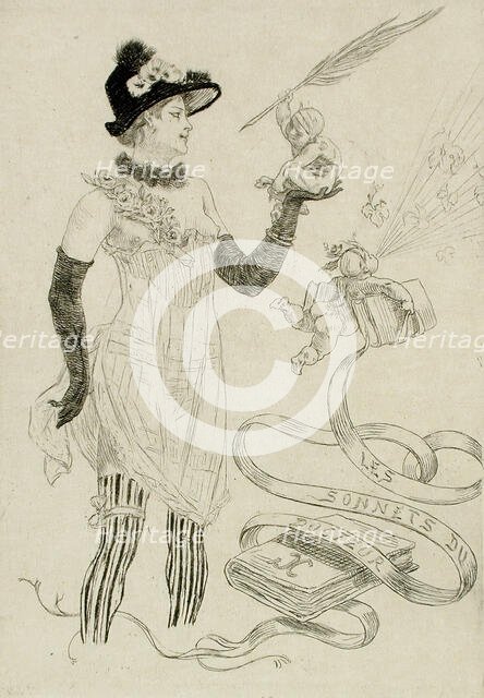 Les Sonnets du Docteur, 1884. Creator: Félicien Rops.