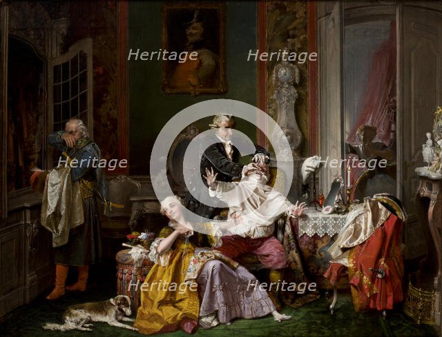 "What a Pity to Lose the Moustache", c1870. Creator: Leonard Straszynski.