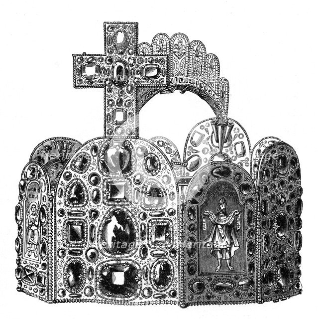 The diadem of Charlemagne, c8th century, (1870). Artist: Unknown