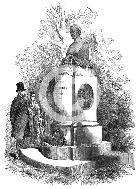 The Hood Memorial, at Kensal-Green, 1854. Creator: Unknown.