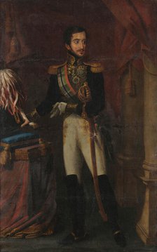 Portrait of King Miguel I of Portugal (1802-1866). Creator: Ribeiro, João Baptista (1790-1868).