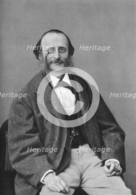 Jacques Offenbach (1819-1880), German-born French composer, cellist and impresario of the romantic Creator: Nadar.