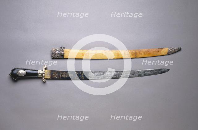 Hunting Sword, c. 1780. Creator: Unknown.