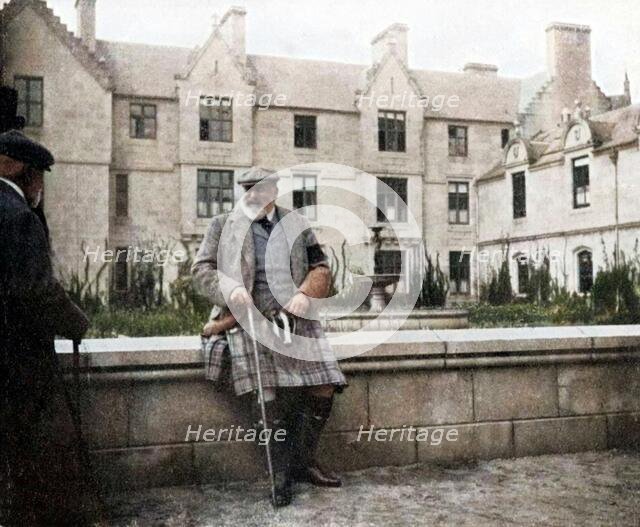 King Edward VII (1841-1910) at Balmoral, Scotland, 1908. Creator: Queen Alexandra.