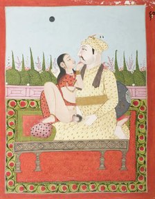 Muhammad Shah (reigned 1719-1748) and a Woman in Union (image 1 of 3), c1830. Creator: Unknown.