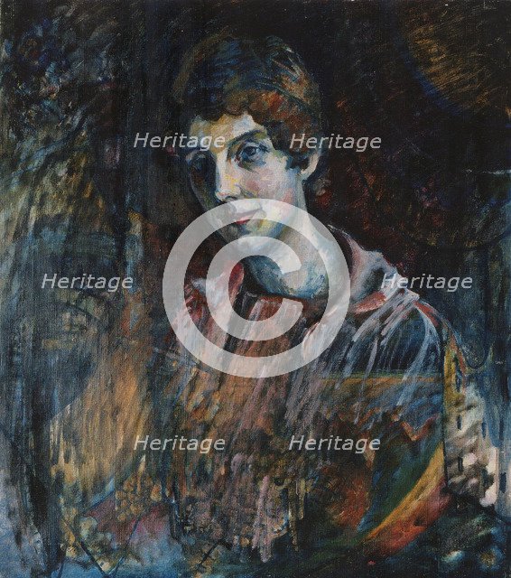 Portrait of Nina Kandinsky, the painter's wife, 1917.