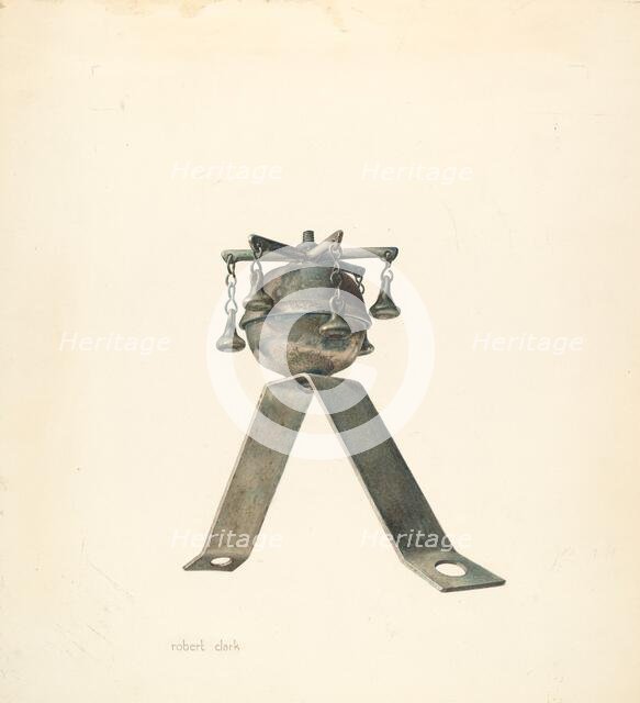 Sleigh Bells, c. 1938. Creator: Robert Clark.