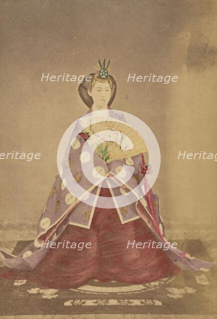 Empress Haruko, 1868-1880. Creator: Uchida Kyuichi.