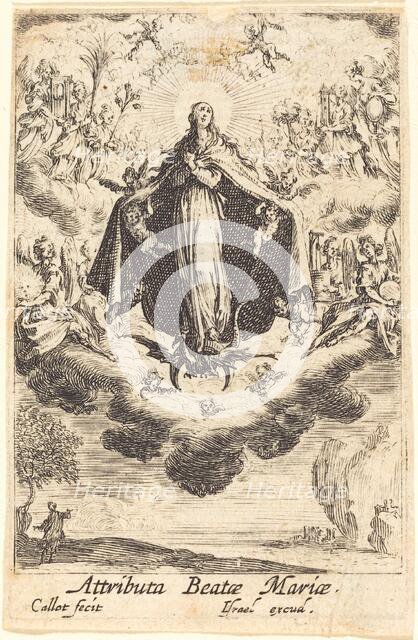 Attributes of the Virgin, in or after 1630. Creator: Jacques Callot.