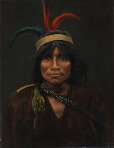Anishira Indian, ca. 1890-1892. Creator: Unknown.