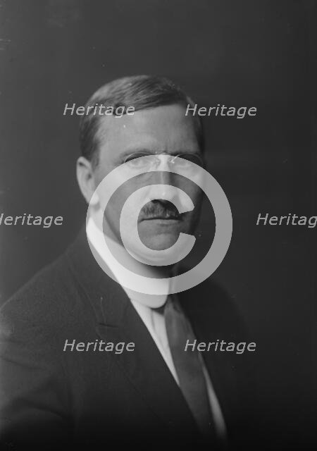 Mr. William J. Roberts, portrait photograph, 1918 Sept. 13. Creator: Arnold Genthe.