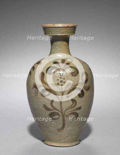 Vase with Floral Design, 1100s. Creator: Unknown.