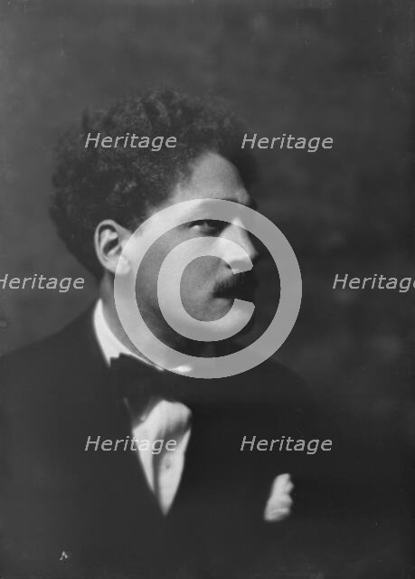 Mr. Richard Buhlig, portrait photograph, 1917 Nov. 22. Creator: Arnold Genthe.