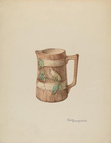 Pitcher, c. 1940. Creator: Carl Buergerniss.