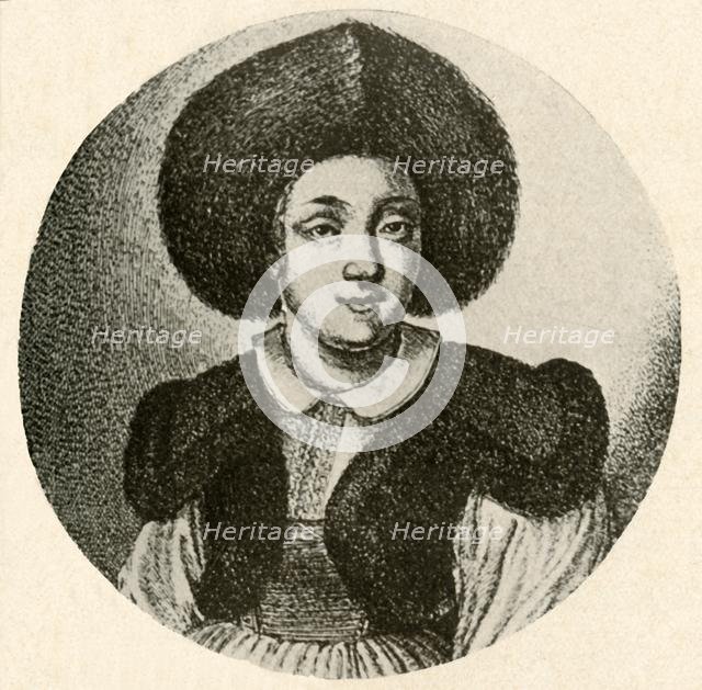 'Dutch girl in fur cap and fur-trimmed jacket', 1641, (1937). Creator: Unknown.