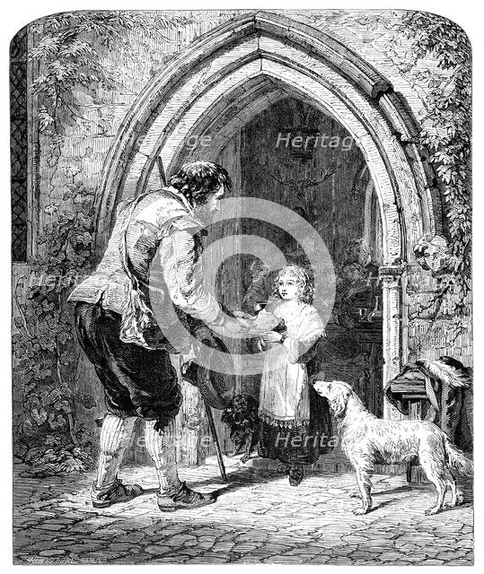 "Hospitality - The Mote, Ightham, Kent"..., 1850.  Creator: Smith & Cheltnam.