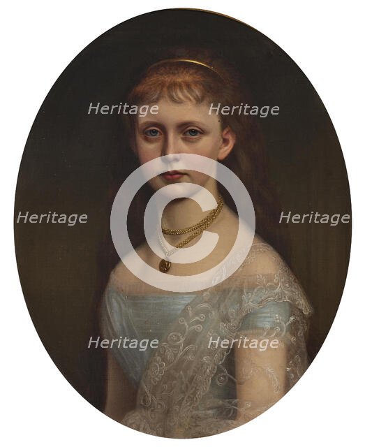 Duchess Margarete Sophie of Württemberg, Archduchess of Austria (1870-1902) , 1883. Creator: Raab, Georg Martin Ignaz (1821-1885).