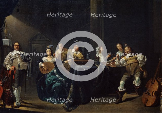 'Merry Company', 17th century.  Artist: Jacob Duck