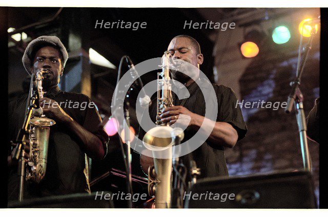 Soweto  Kinch, Denys Baptiste, Brecon, 2005.   Artist: Brian O'Connor.