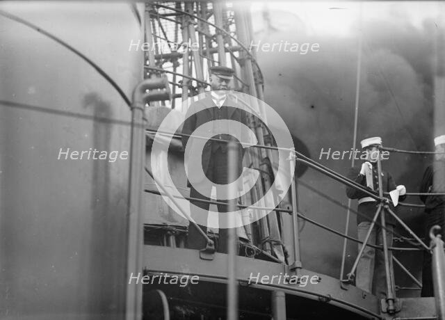 Target Practice - Redfield On Bridge, 1913. Creator: Unknown.