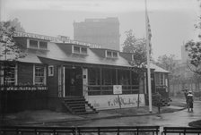 Y.M.C.A. hut, Bryant Park, 1918. Creator: Bain News Service.