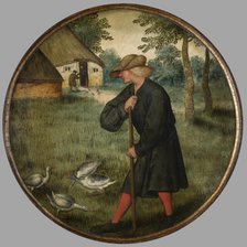 Who Knows why Geese Walk Barefoot?, c1590s. Creator: Pieter Brueghel the Younger.