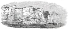 The Great Explosion at Seaford - the Cliff, after the Explosion, 1850. Creator: Unknown.