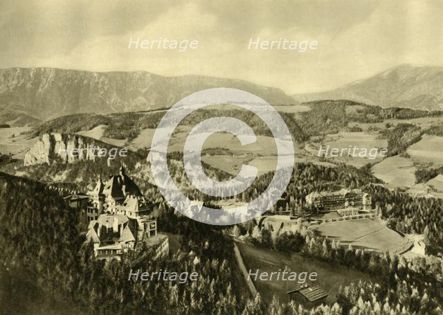 The Schneeberg and the Rax mountain range, Semmering, Lower Austria, c1935. Creator: Unknown.