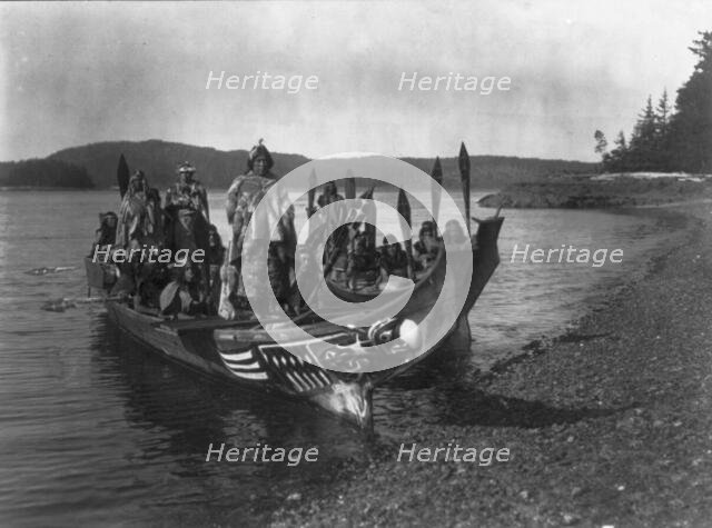 The wedding party - Qagyuhl, c1914. Creator: Edward Sheriff Curtis.