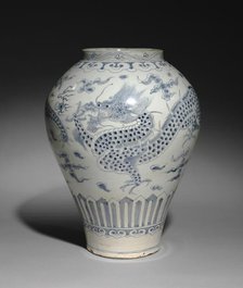 Jar with Dragon Design, 1700s. Creator: Unknown.