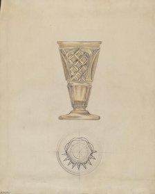 Wine Glass, c. 1936. Creator: Albert Eyth.
