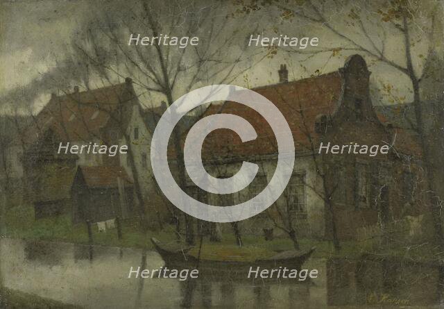 View in a Village, 1885-1900. Creator: Johann Eduard Karsen.