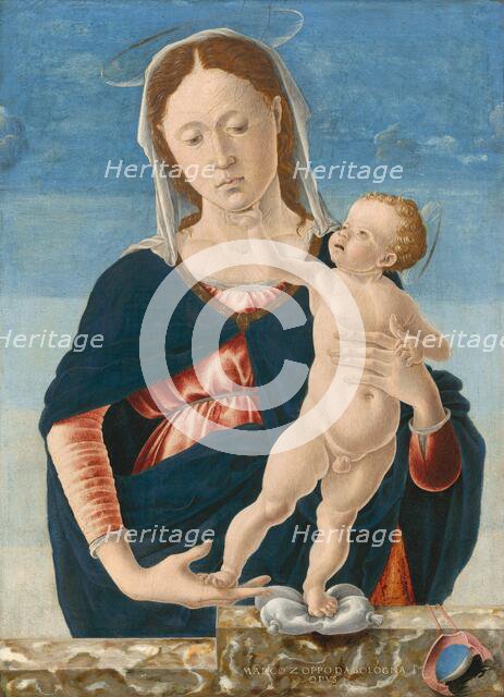 Madonna and Child, c. 1467/1468. Creators: Marco Zoppo, Anon.