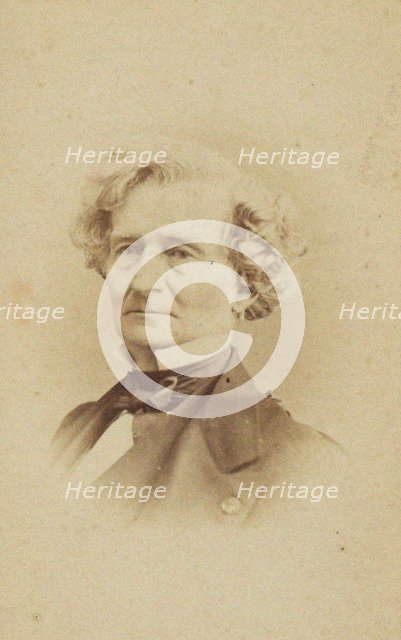 Portrait of the composer Hector Berlioz (1803-1869).