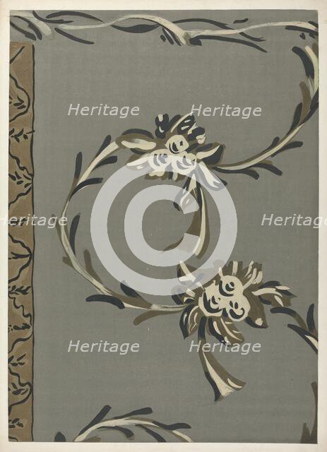 Free Hand Decorated Wall, 1935/1942. Creator: Edward DiGennero.