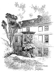 Hogarth's House, Chiswick, 1912. Artist: Frederick Adcock