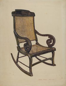 Rocking Chair, c. 1942. Creator: James Fisher.