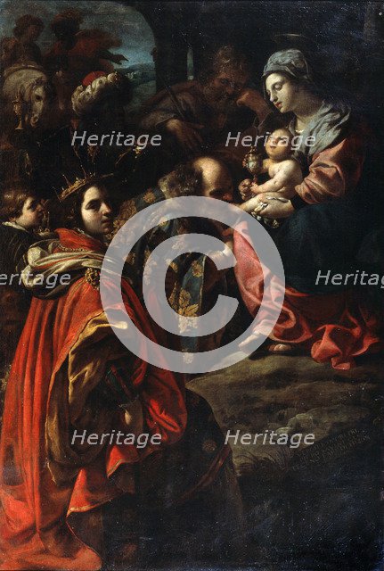 'The Adoration of the Magi', late 16th or 17th century. Artist: Rutilio di Lorenzo Manetti