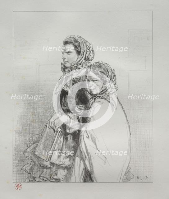 Par-ci, par-lá: My Daughter has sung, 1854-1856. Creator: Paul Gavarni (French, 1804-1866).