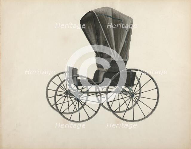 Doctor's Buggy, c. 1936. Creator: Fred Weiss.