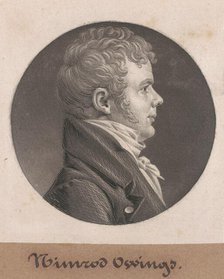 Isaac Van Bibber, c. 1803. Creator: Charles Balthazar Julien Févret de Saint-Mémin.