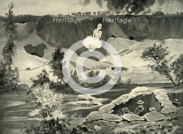 'Cronje's Stronghold on the Modder River', 1900. Creator: HC Seppings Wright.
