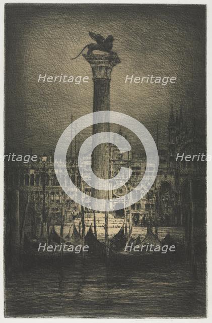 St. Mark's Piazza, 1910. Creator: Mortimer Menpes (British, 1860-1938).