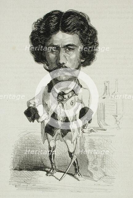 Barielle, 1856. Creator: Félicien Rops.