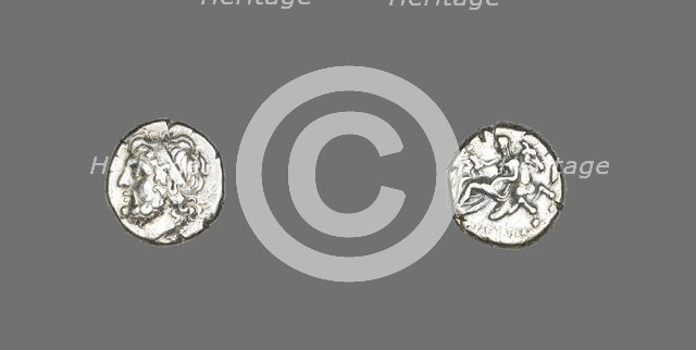 Hemidrachm (Coin) Depicting Poseidon, 3rd century BCE. Creator: Unknown.