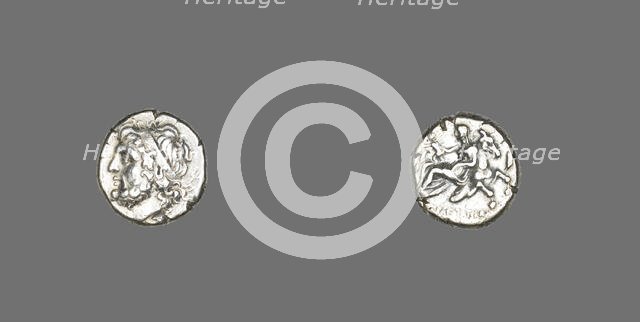 Hemidrachm (Coin) Depicting Poseidon, 3rd century BCE. Creator: Unknown.