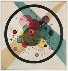 Circles in a Circle, 1923. Creator: Kandinsky, Wassily Vasilyevich (1866-1944).