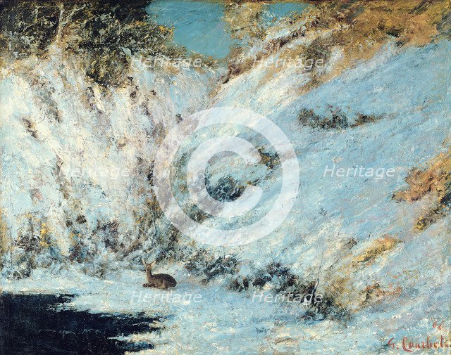 Snowy Landscape, 1866.