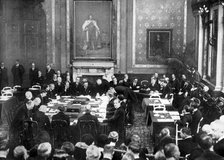 Signing the Locarno Treaties at the British Foreign Office, London, 1925 (1926). Artist: Unknown